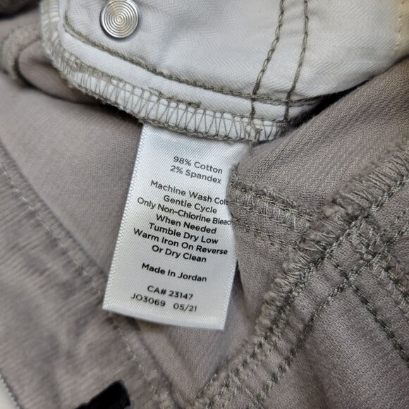 Talbots Women's Size 2P Petite Pants Corduroy Straight Leg Pant Gray - Picture 5 of 5